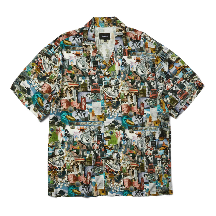 HUF FROM THE ROAD RESORT SHIRT MULTI XXL