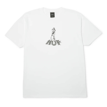 HUF JACKED T-SHIRT WHITE M