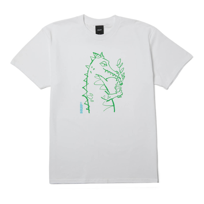 HUF CASH DRAGON T-SHIRT WHITE S