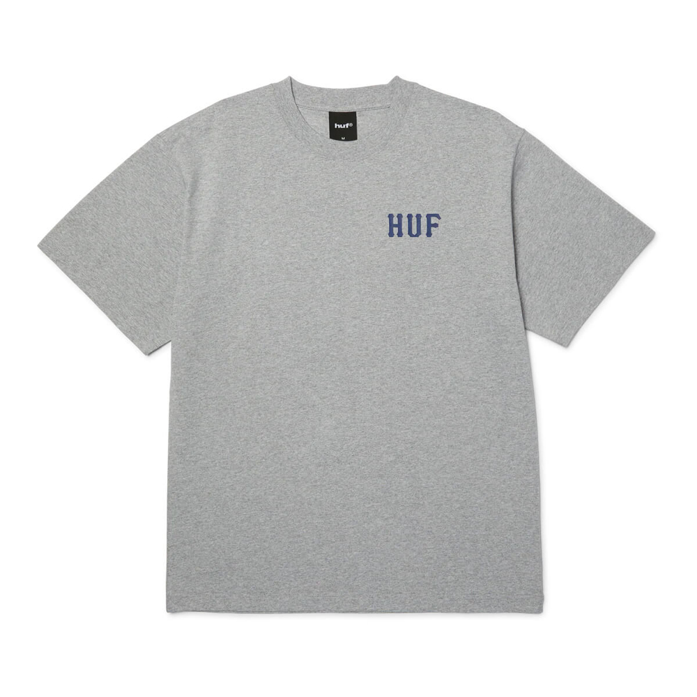 HUF CLASSIC H T-SHIRT HEATHER GREY/NAVY S