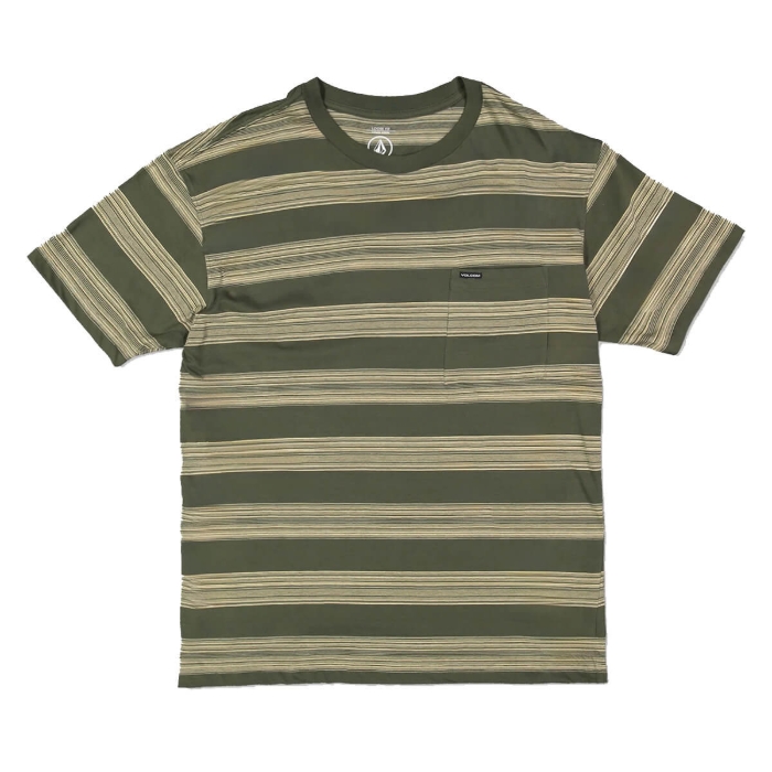 VOLCOM TWILIGHT CREW  T-SHIRT SQUADRON GREEN XL