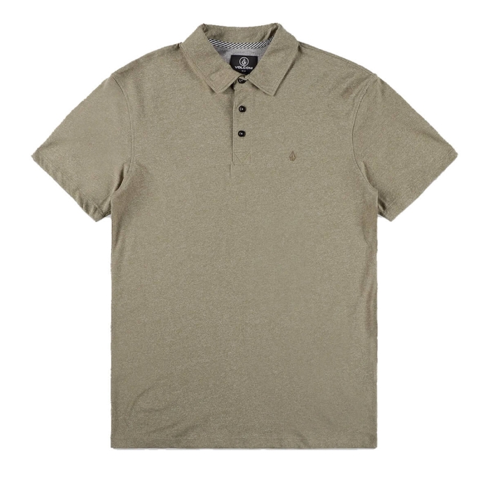 VOLCOM WOWZER POLO T-SHIRT THYME GREEN XL