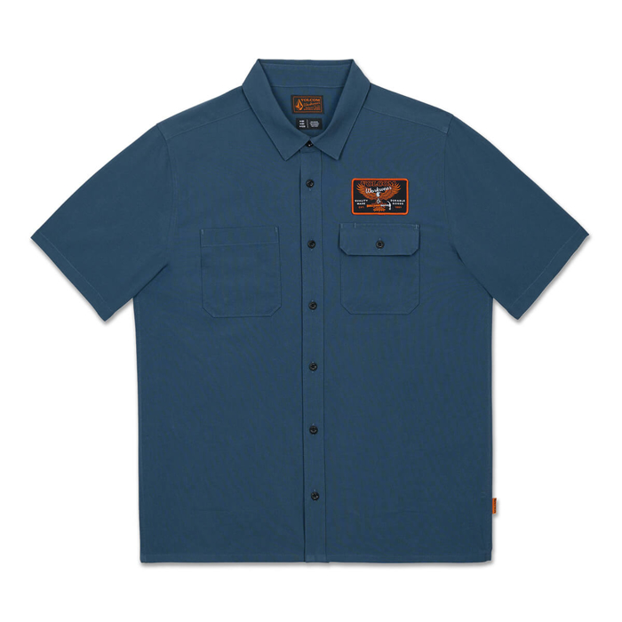 VOLCOM SLAB CITY SHIRT MIDNIGHT BLUE M