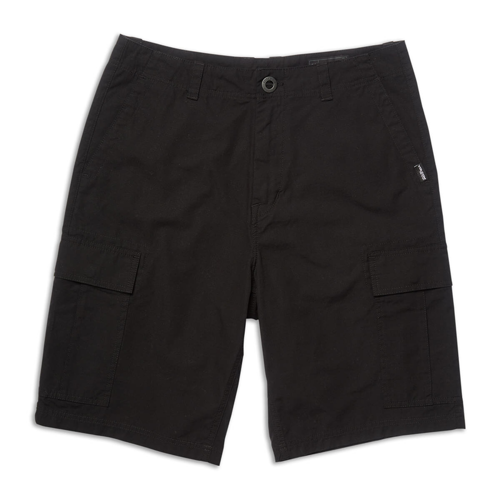 VOLCOM STRANGE TRIPPER CARGO SHORT 22" BLACK 30