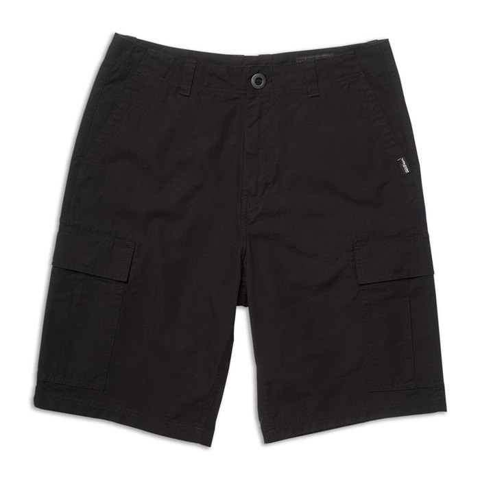 VOLCOM STRANGE TRIPPER CARGO SHORT 22" BLACK 30