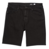 VOLCOM SOLVER DENIM SHORT BLACK OUT 38