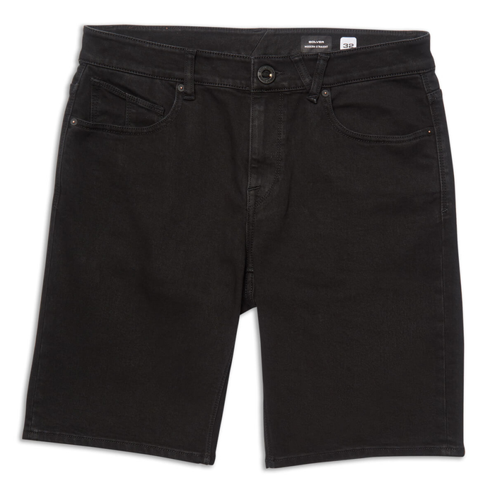 VOLCOM SOLVER DENIM SHORT BLACK OUT 38
