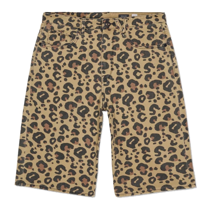 VOLCOM CHILLOW DENIM SHORT 24" CHEETAH 33