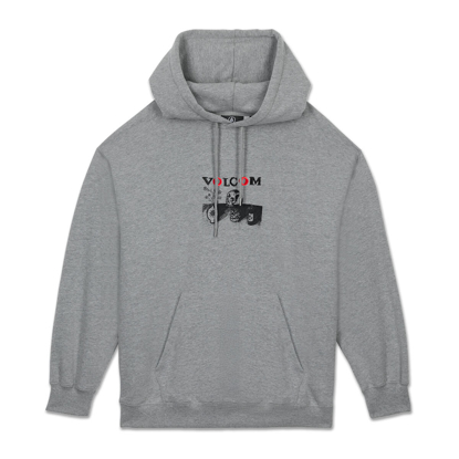 VOLCOM FA SETH CONBOY HOODIE HEATHER GREY S