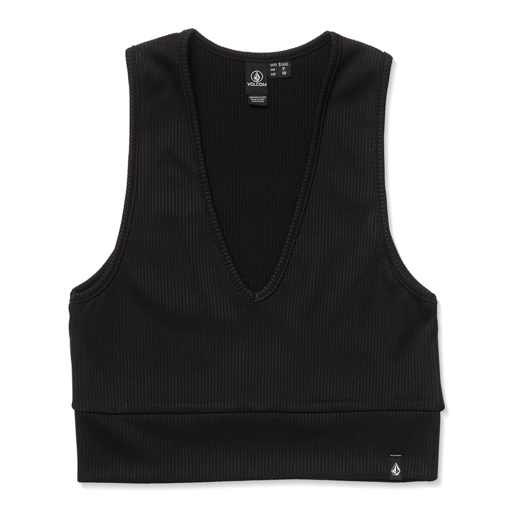 VOLCOM GIMMESTANK RIB T-SHIRT BLACK M