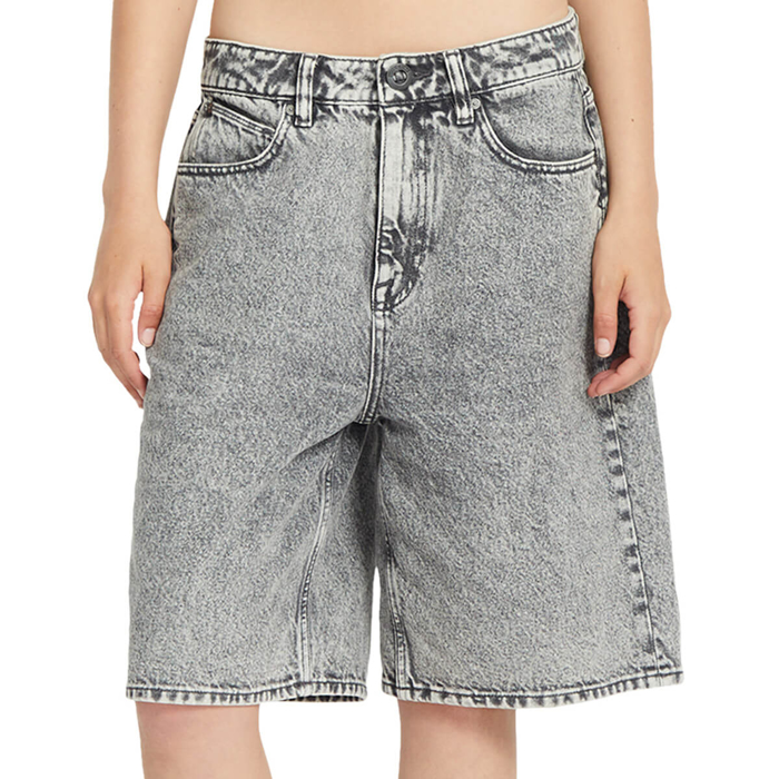 VOLCOM BEEGGY DENIM SHORT GREY VINTAGE 26