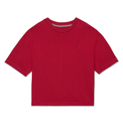 VOLCOM STONE BLANKS T-SHIRT DEEP RED S