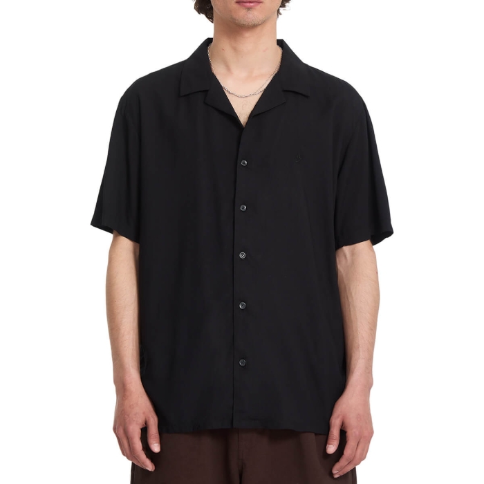 VOLCOM SINGLE STONE SHIRT GLOSS BLACK S