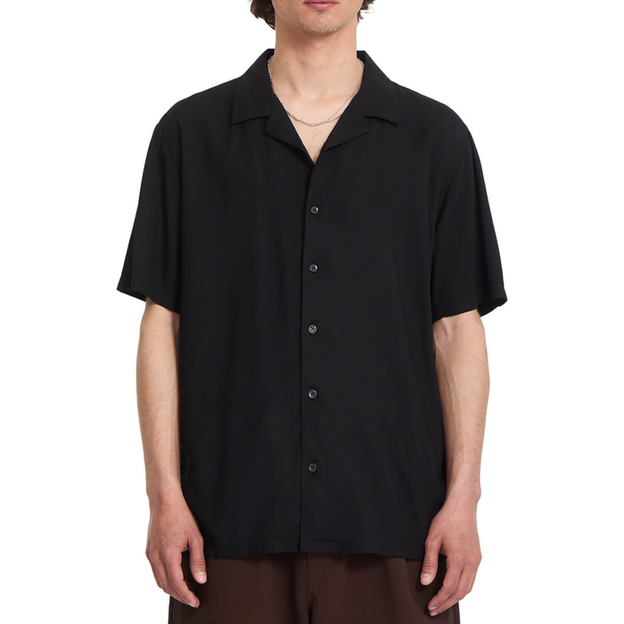VOLCOM SINGLE STONE SHIRT GLOSS BLACK XL