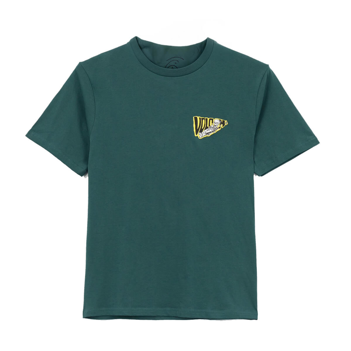 VOLCOM ALIX COFFIN T-SHIRT RIFLE GREEN XL
