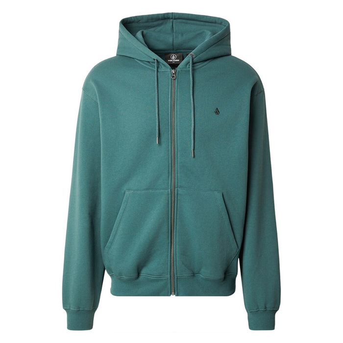 VOLCOM SINGLE STONE ZIP PULLOVER RIFLE GREEN L