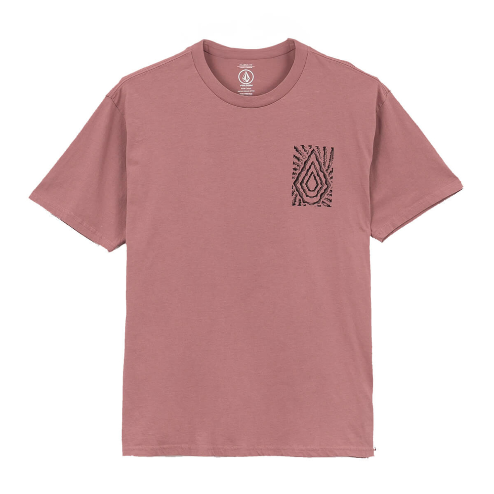 VOLCOM RADIATON T-SHIRT STONE ROSE M