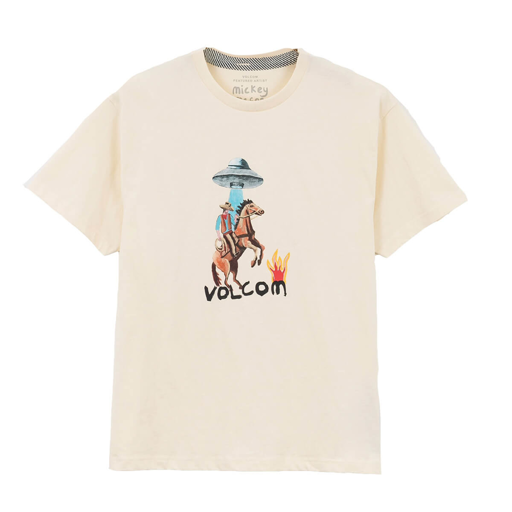 VOLCOM FA MICKEY MASON T-SHIRT DIRTY WHITE L