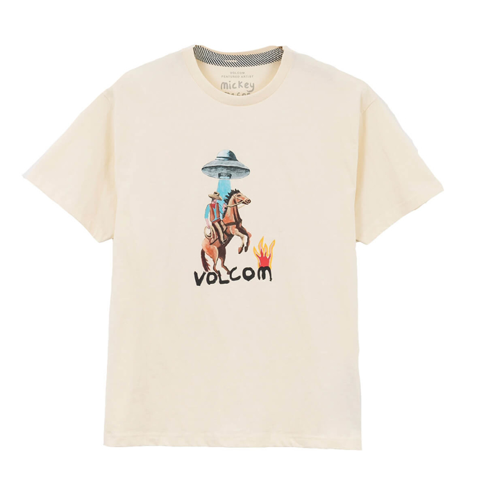 VOLCOM FA MICKEY MASON T-SHIRT DIRTY WHITE XXL