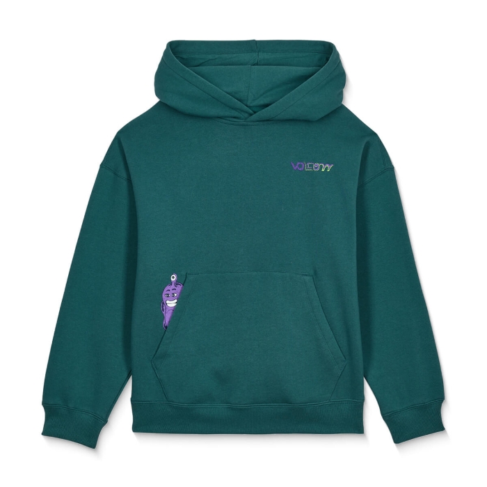 VOLCOM FA BEN SANAIRE HOODIE RIFLE GREEN XL