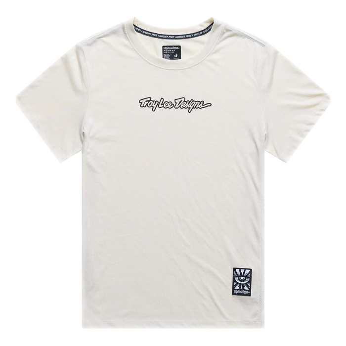 TROY LEE DESIGNS WOMENS LILIUM RIDE SHORT SLEEVE TEE SIGNATURE PUMICE XS