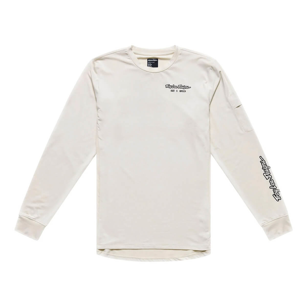 TROY LEE DESIGNS RUCKUS RIDE LONG SLEEVE TEE ART & SPEED PUMICE M