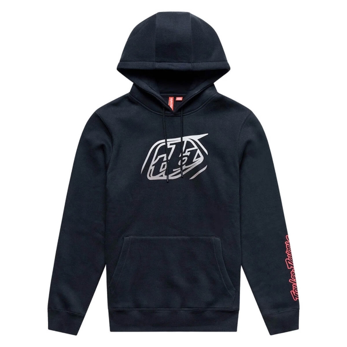 TROY LEE DESIGNS BADGE PULLOVER HOODIE BADGE BLACK / GRAY L