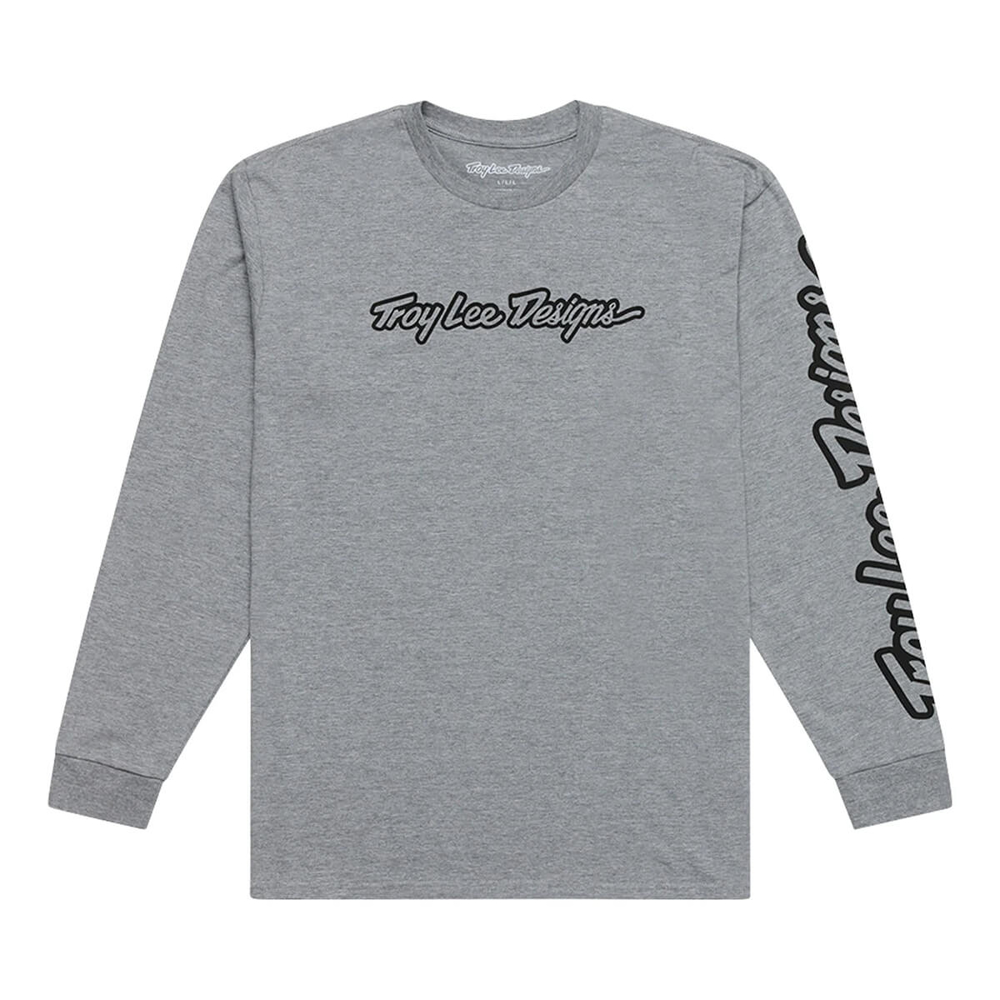 TROY LEE DESIGNS SIGNATURE LONG SLEEVE SIGNATURE GRAY HEATHER M