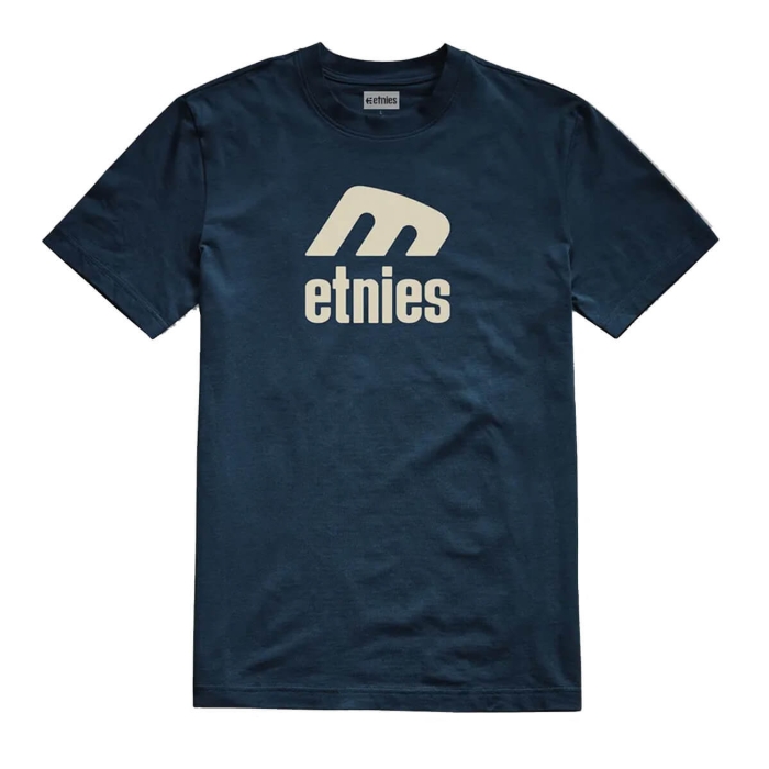 ETNIES ICON E T-SHIRT NAVY/GREY L