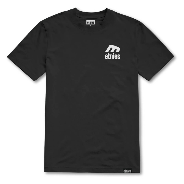 ETNIES TEAM T-SHIRT BLACK/WHITE L