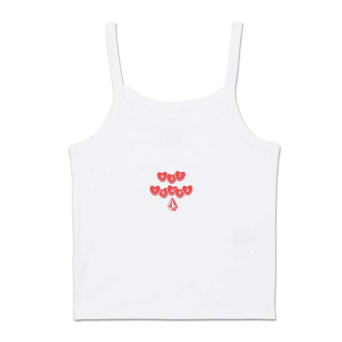 VOLCOM TRIPPIN TANK WHITE XS
