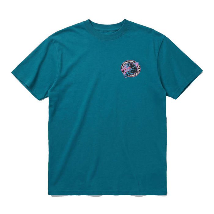SANTA CRUZ NATAS SKETCH PANTHER T-SHIRT TEAL XL