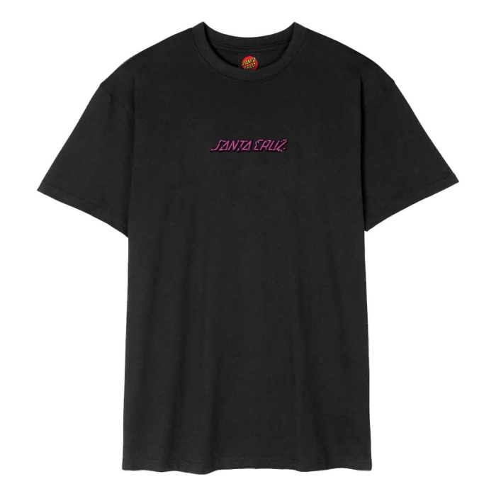 SANTA CRUZ ROSKOPP MONSTER STRIP T-SHIRT BLACK S