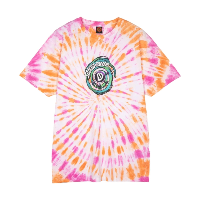 SANTA CRUZ WINKOWSKI VERTIGO T-SHIRT ORANGE TIE DYE XXL
