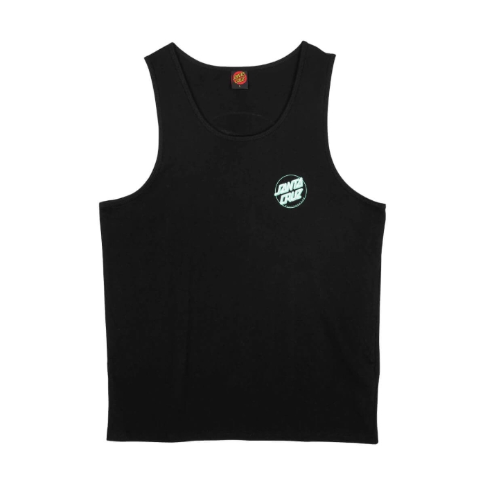 SANTA CRUZ PARTIAL DOT VEST BLACK/MINT L