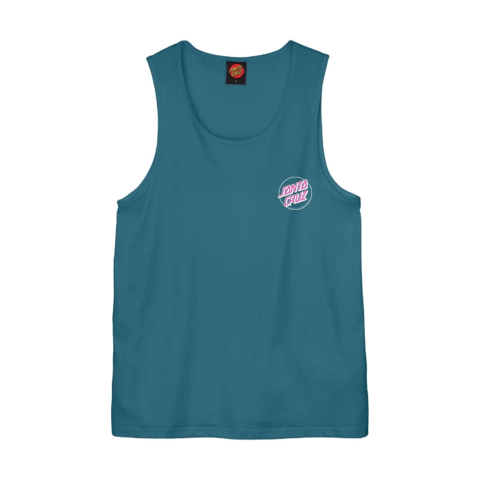 SANTA CRUZ PARTIAL DOT VEST TEAL L