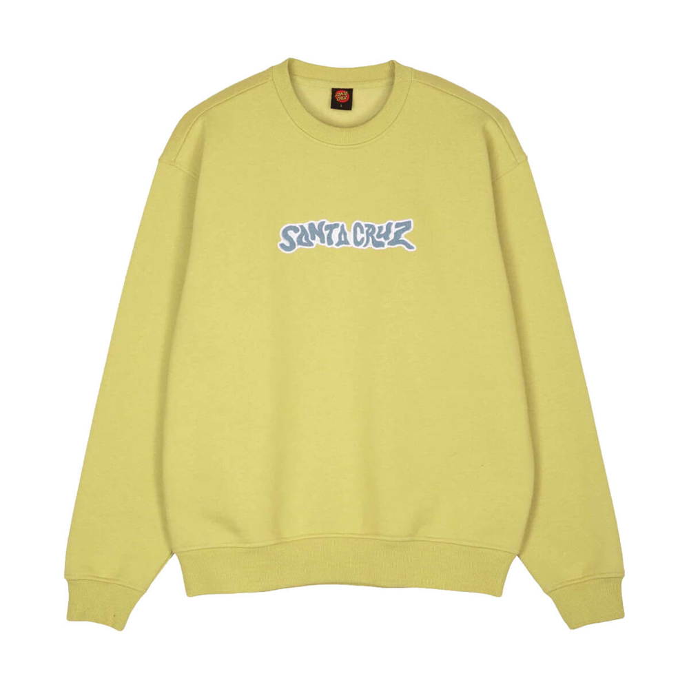 SANTA CRUZ PATCH STRIP CREW FADED KHAKI M