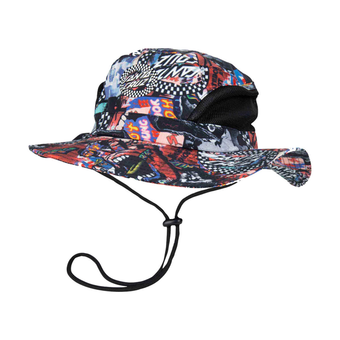 SANTA CRUZ COLLAGE BOONIE HAT MULTI UNI