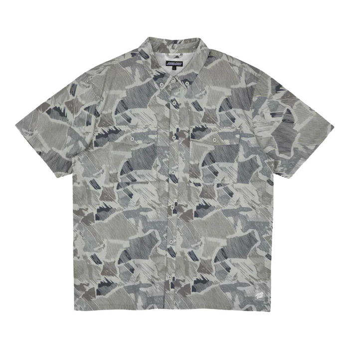 SANTA CRUZ NICO SHIRT WOODCUT CAMO M