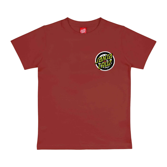 SANTA CRUZ YOUTH ROB SMASHER T-SHIRT KETCHUP 6-8