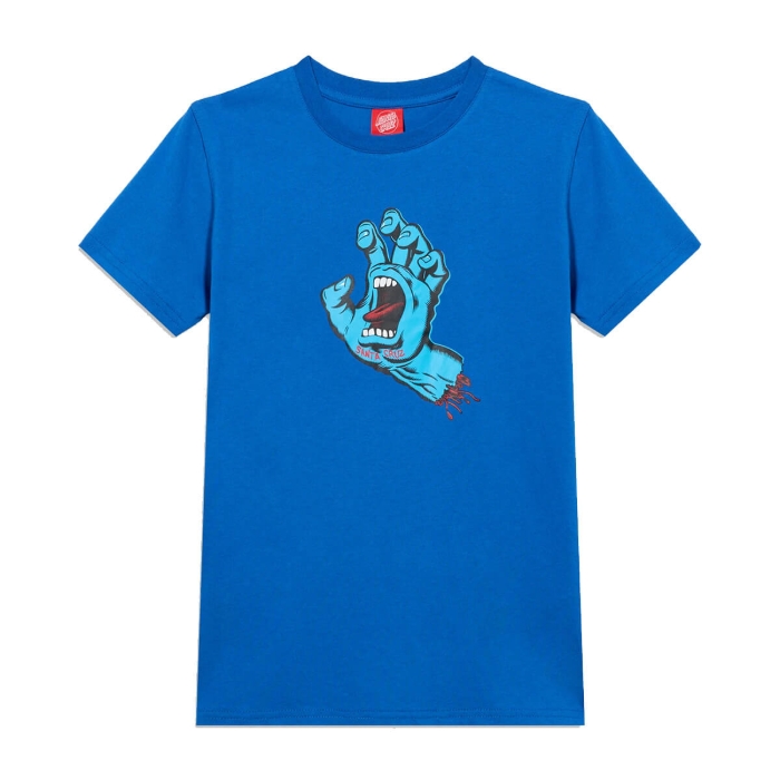 SANTA CRUZ YOUTH SCREAMING HAND T-SHIRT ULTRAMARINE 10-12