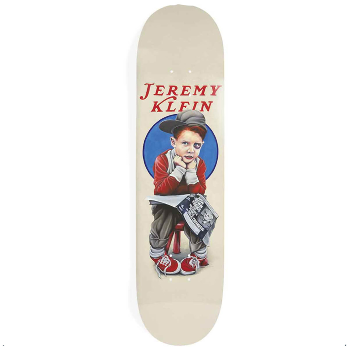 HERITAGE WORLD INDUSTRIES-JEREMY KLEIN BLACK EYE KID 8.5" DECK NATURAL 8.5"