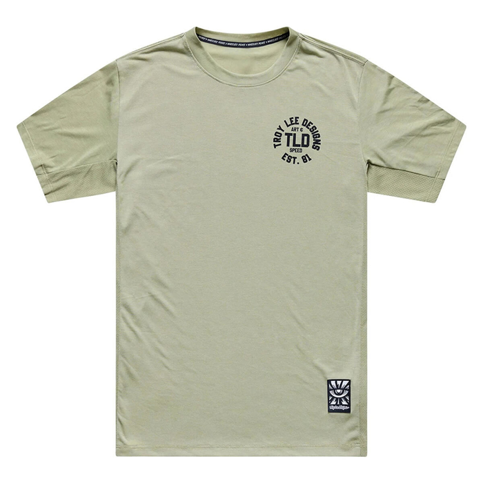 TROY LEE DESIGNS SKYLINE RIDE SHORT SLEEVE TEE STAMPS SAGE L