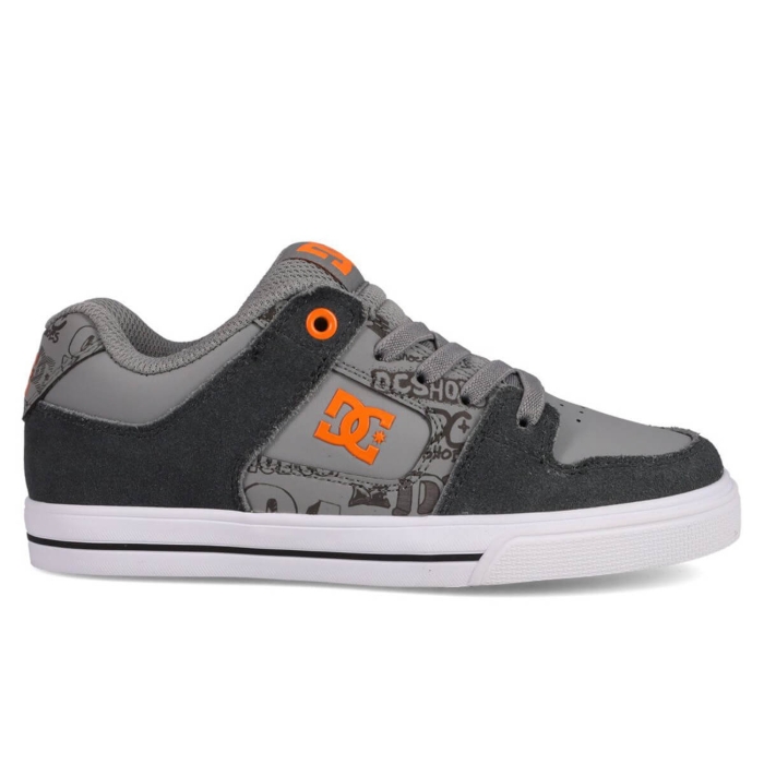 DC PURE ELASTIC DARK GREY/GREY/ORANGE 33