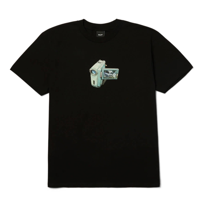 HUF H CAM T-SHIRT BLACK M