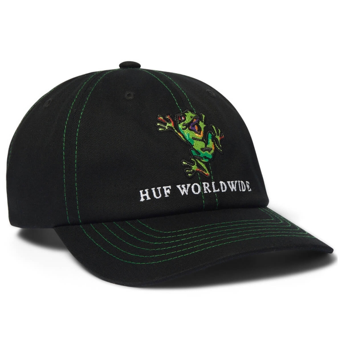 HUF STUCK ON YOU 6 PANEL CV HAT BLACK UNI