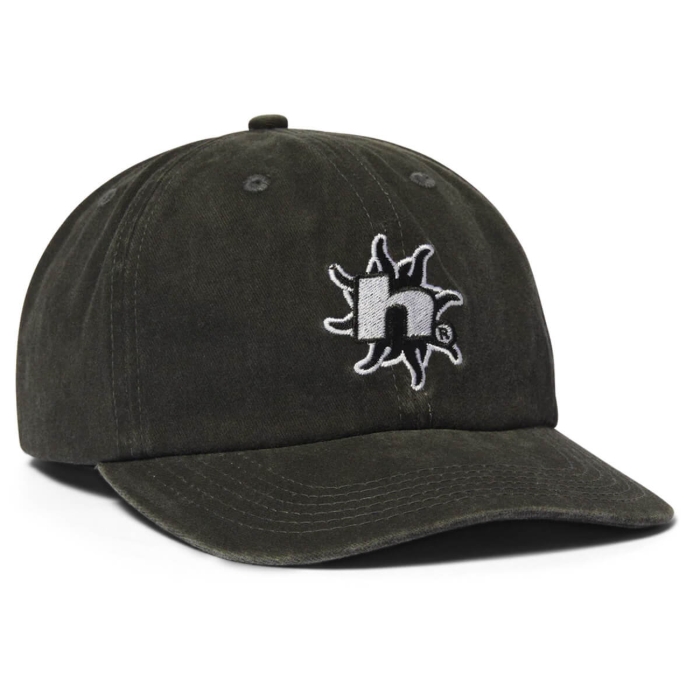 HUF SOL DENIM 6 PANEL CV WASHED HAT WASHED BLACK UNI