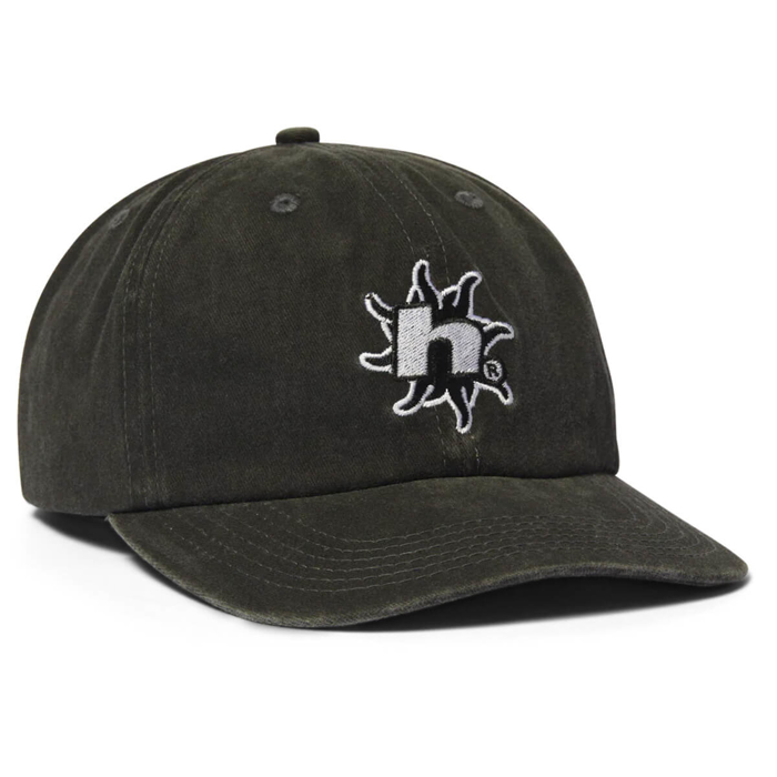 HUF SOL DENIM 6 PANEL CV WASHED HAT WASHED BLACK UNI