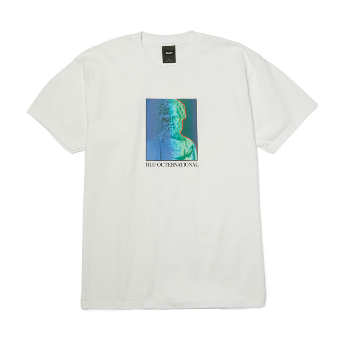 HUF HIGHER EDUCATION T-SHIRT WHITE S