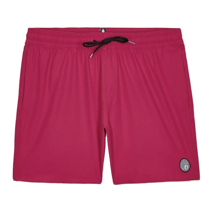 VOLCOM LIDO SOLID TRUNK 16" SANGRIA XL